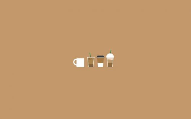 Coffee Illustration | Minimalist desktop wallpaper, Laptop wallpaper 