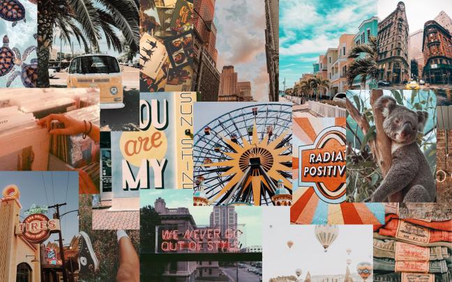 13+ Vintage Macbook Wallpaper Aesthetic Collage Wallpaper Laptop Pics