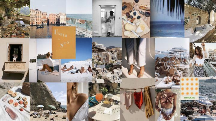 Aesthetic Collage Spring Desktop Wallpapers