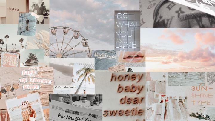 Pinterest Aesthetic Collage Wallpaper Laptop
