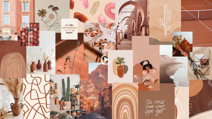 Vintage Desktop Aesthetic Collage Wallpaper Laptop - Goimages System