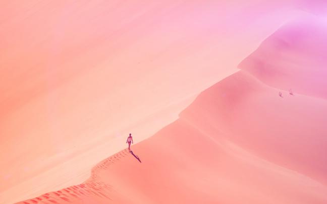 wallpaper for desktop, laptop | az51-dessert-minimal-orange 