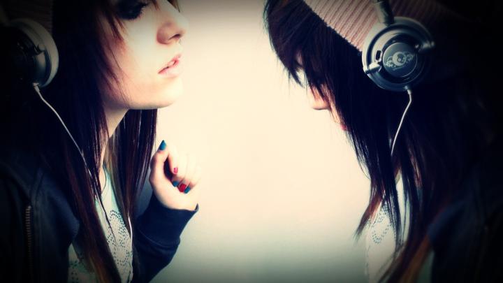 Nice image of emo girl, desktop wallpaper of style, music | ImageBank.biz