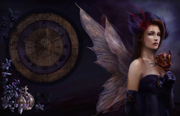 Gothic Fairy Desktop Wallpaper -