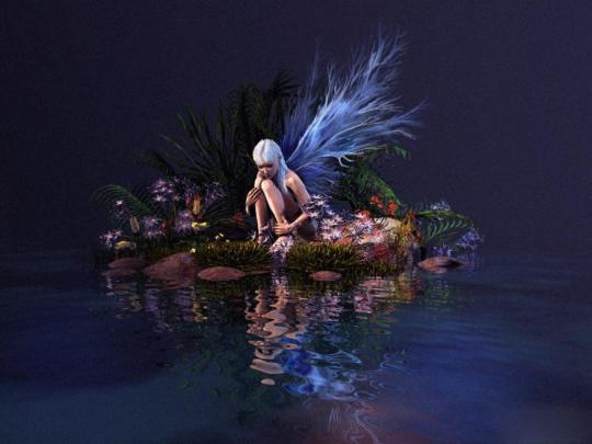 Unicorn and Fairy Desktop Wallpaper -