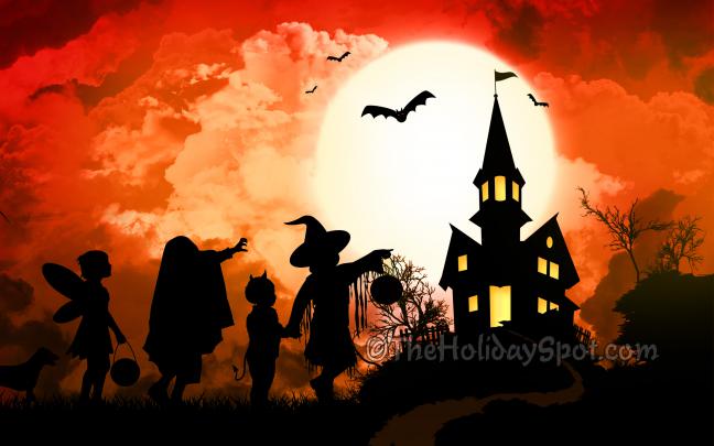 halloween wallpapers orange background - HD Desktop Wallpapers