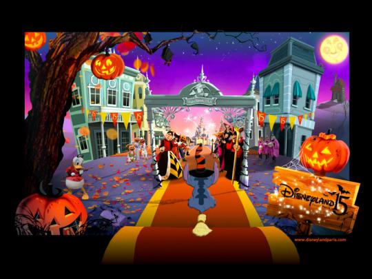 Free Desktop Wallpaper: Disney Halloween Wallpaper