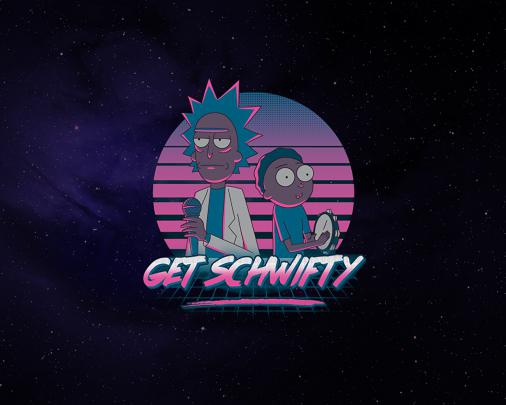 Rick and Morty Retro Wallpaper [1920x1080] (Wallpaper engine audio 