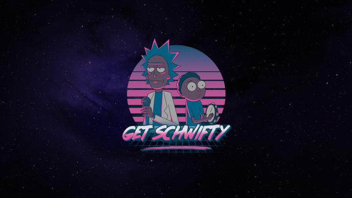 Rick and Morty Retro Wallpaper [1920x1080] (Wallpaper engine audio 