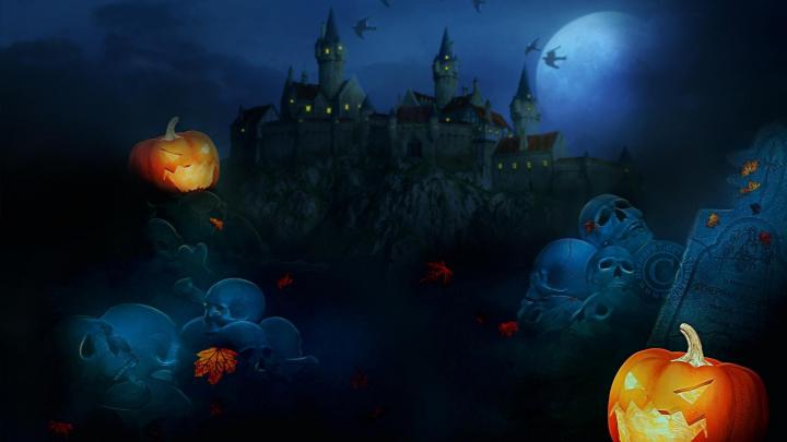 Home for Halloween HD desktop wallpaper : Widescreen : High Definition 
