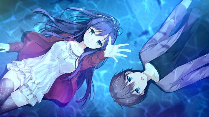 Cute girl handsome guy 2017 Anime Poster 4K Ultra HD Preview 