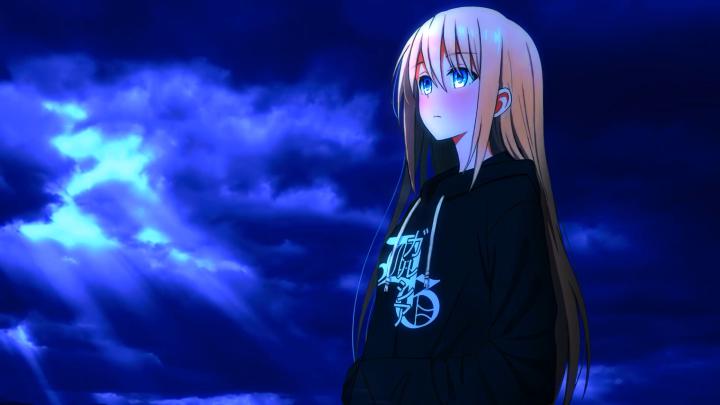 2560x1440 Blonde Blue Eye Anime Girl 1440P Resolution Wallpaper, HD 