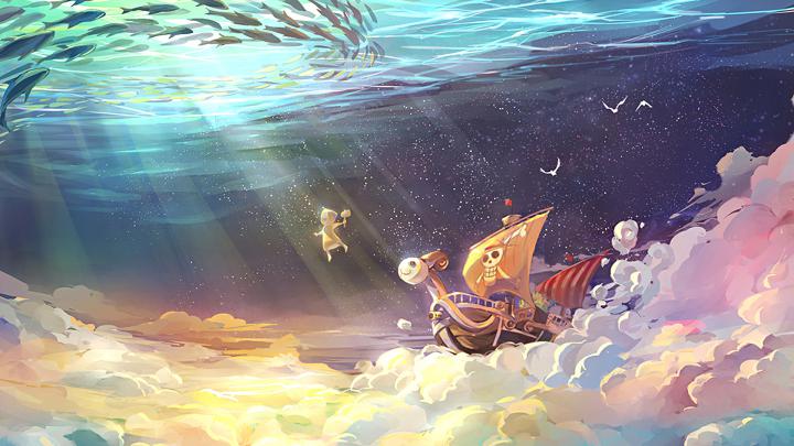 1920x1080 One Pice Anime Boat Laptop Full HD 1080P HD 4k Wallpapers 