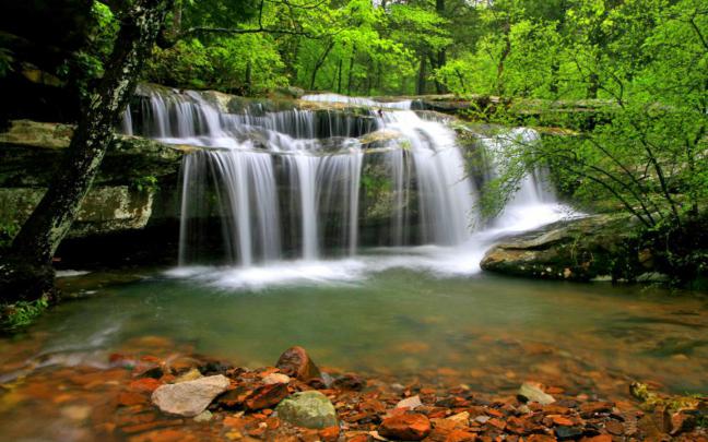 Burden Falls Illinois Usa Desktop Wallpaper Full Screen