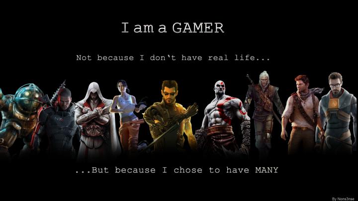 Download Am A Gamer 1920x1080 Hd Wallpaper Gaming Gamer Gamerclothing 