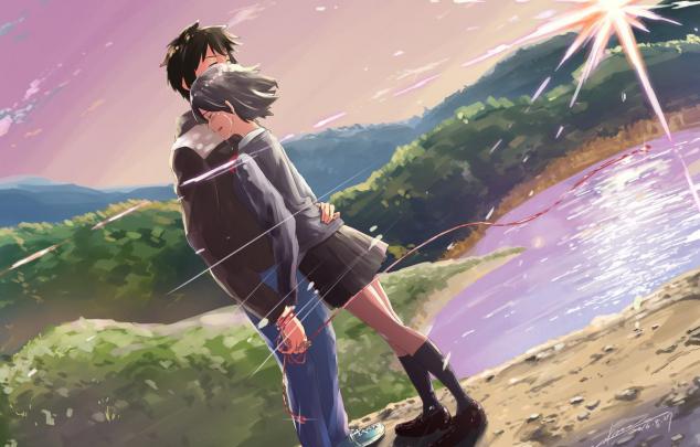 Anime Hugging Hd Wallpapers