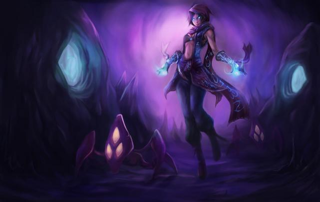 Beautiful wallpaper of League of legends, desktop wallpaper of malzahar 