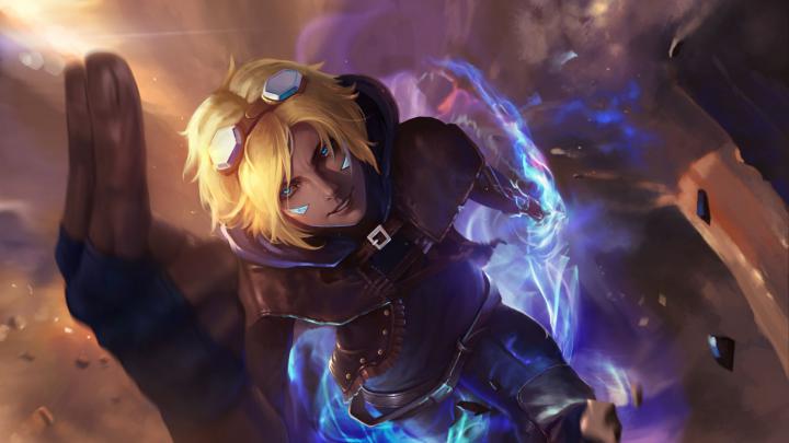 Desktop Wallpaper Ezreal, League Of Legends, Online Game, 4k, Hd Image 