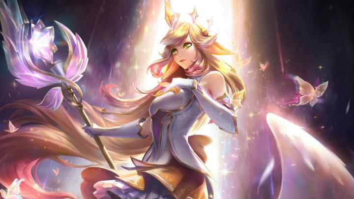 Desktop wallpaper beautiful soraka, league of legends, 2020, hd image 