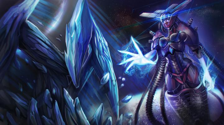 Beautiful picture of art, desktop wallpaper of Lissandra, League of 