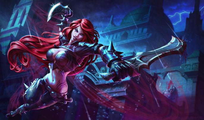 Katarina, League Of Legends Wallpapers HD \/ Desktop and Mobile Backgrounds