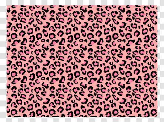 Leopard Cheetah Animal Print Desktop Wallpaper - Textile - Pink 