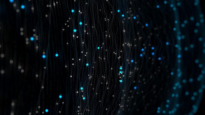 Wavy blue glitter light HD Wallpaper - Wallpapers.net
