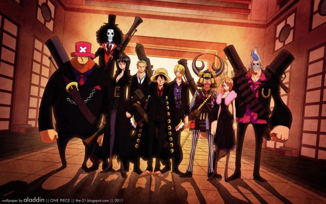 One Piece, Monkey D. Luffy, Nico Robin, Tony Tony Chopper, Brook 