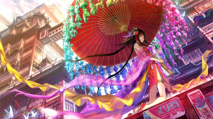 Fuji Choko, Original Characters, Anime, Anime Girls, Artwork Wallpapers 