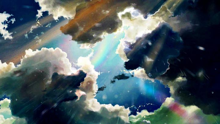 clouds, Rain, Anime Wallpapers HD \/ Desktop and Mobile Backgrounds