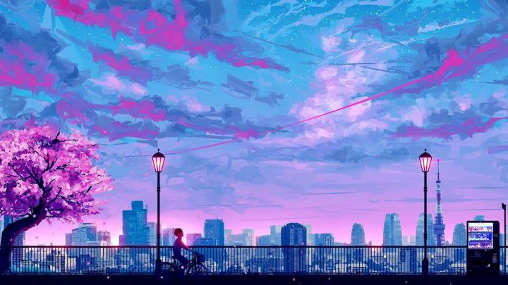 Anime Aesthetic Retro Desktop Wallpapers