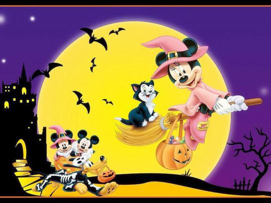 Halloween Mickey Mouse Desktop Hd Wallpaper For Pc And Mobile 1920x1200 