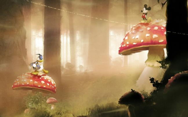 Cool desktop wallpaper of Mickey Mouse, wallpaper of Donald Duck 