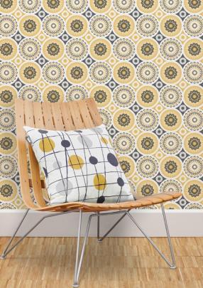 Wallpaper Wednesday: Mid Century Modern from Wallpaperdirect - Love 