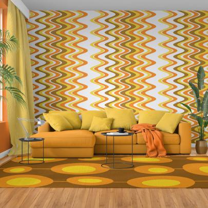 Mid Century Modern Wallpaper Mod Wallpaper Modern Wallpaper | Etsy