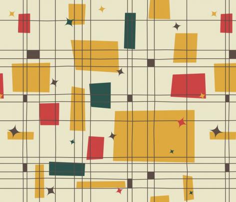 Mid Century Wallpaper New Atomic -