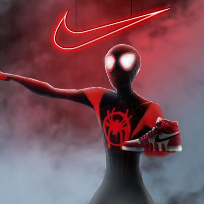 Spiderman Miles Morales Jordan - 2048x2048 Wallpaper - teahub.io