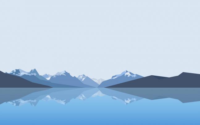 lake, Mountain, Reflection, Minimalism Wallpapers HD \/ Desktop and 