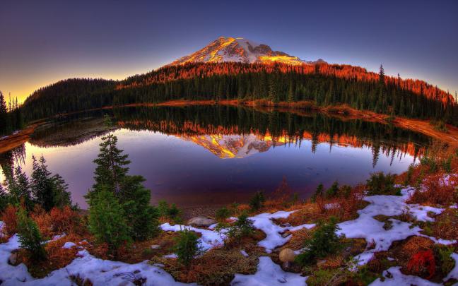 Cool picture of Mount Rainier National Park, desktop wallpaper of 