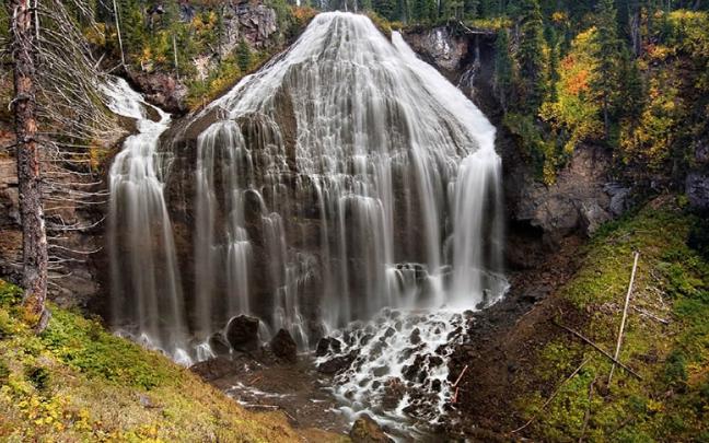 Desktop Wallpaper Union Falls Yellowstone National Park Usa 1920x1200 