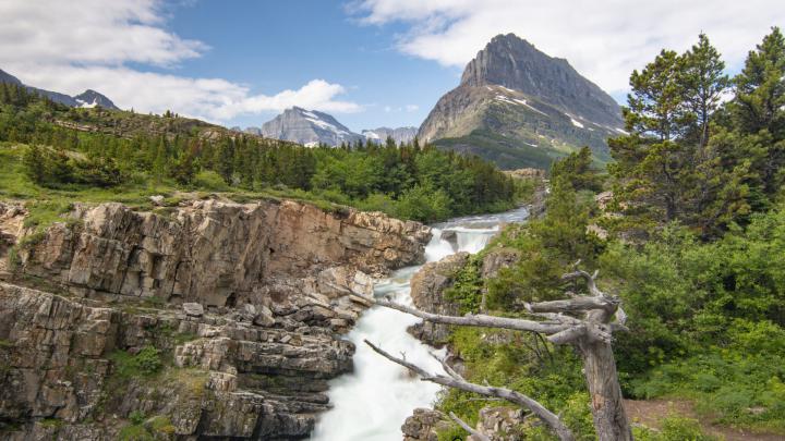 Many Glacier Valley Glacier National Park U.s. State Of Montana 4k 