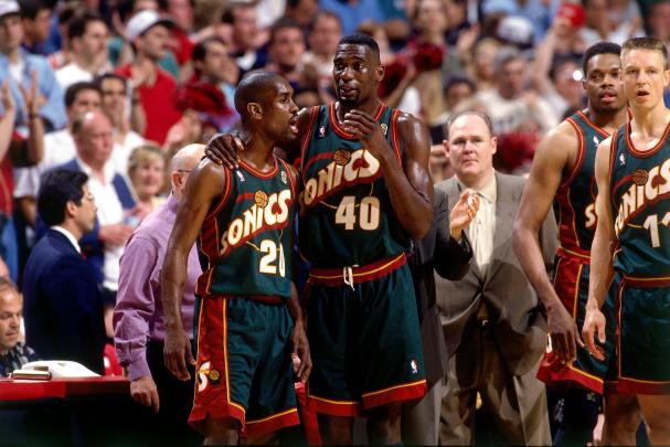 Seattle, NBA, Basketball, Shawn Kemp, Gary Payton, Seattle Supersonics 