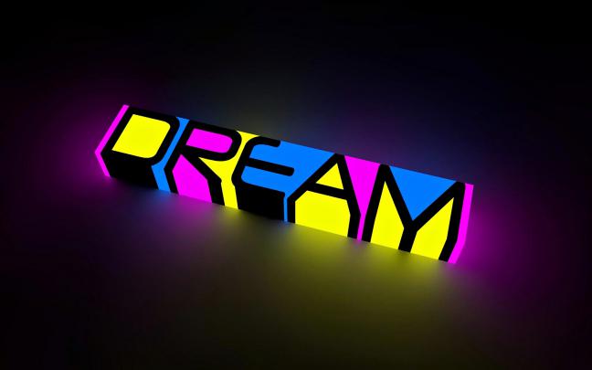 abstract, Dream, Colors, Neon, Bright, Words, Letters, Motivational 