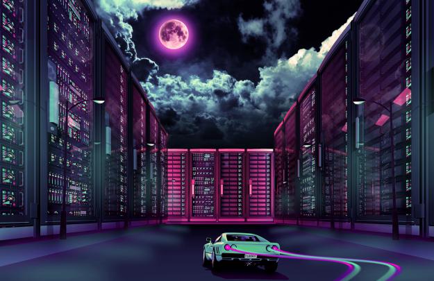 synthwave, Retrowave, Drive, Vehicle, Car, Futuristic, Neon Wallpapers 