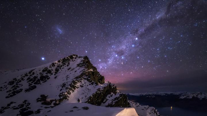 Night Mountain Wallpaper HD