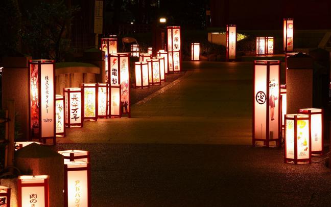 japan, Night, Lanterns Wallpapers HD \/ Desktop and Mobile Backgrounds