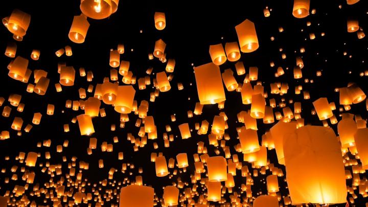 night, Light, Ballon, Photography, Hd, Wallpaper Wallpapers HD 