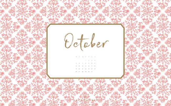 October 2021 Calendar Desktop Wallpaper - Keepingup With Thegreen