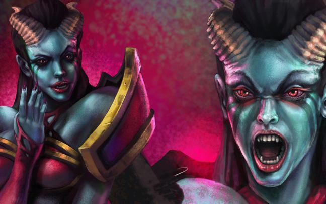 Queen Of Pain Desktop Hd Wallpaper Widescreen 2560x1440