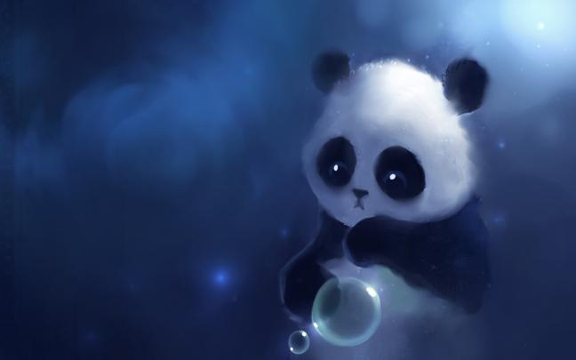 panda, Digital art Wallpapers HD \/ Desktop and Mobile Backgrounds